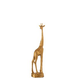 Beeld Giraffe Goud Small
