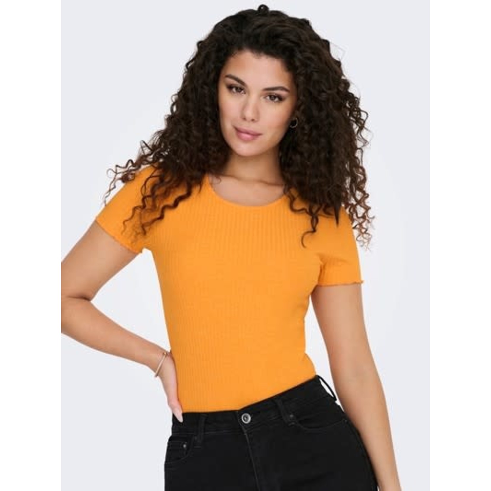 Only Emma Short Top Apricot