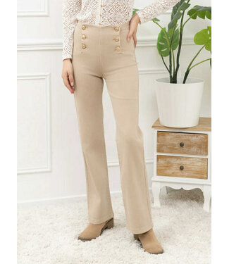 Jeans Button Nude