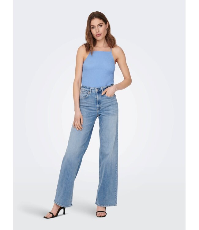 Only Madison Wijde Jeans Light Blue