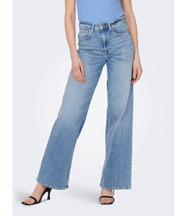 Only Madison Wijde Jeans Light Blue