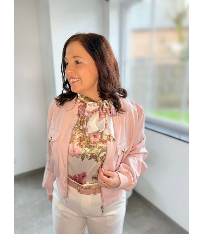 Blouse Rose Flower Bow