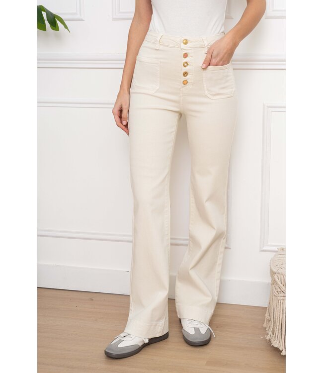 Jeans Colored Button