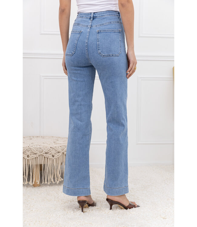 Jeans Colored Button