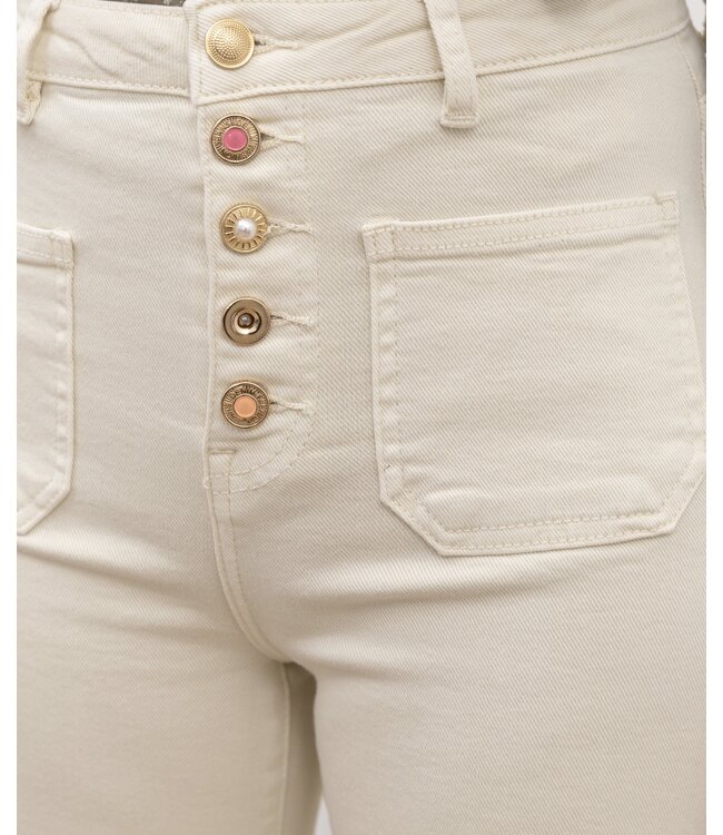 Jeans Colored Button