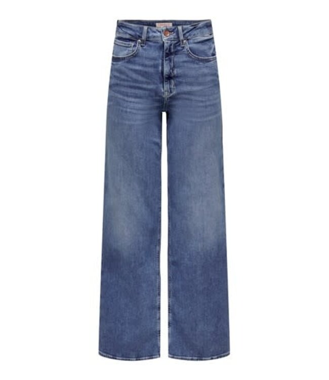 Only Madison Wide Jeans  Mid Blue