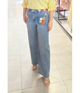 Jeans Summer Flower