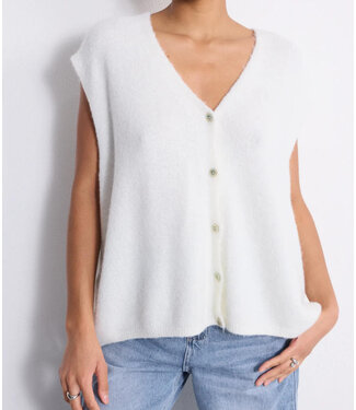 Gilet Oversized Wit TU