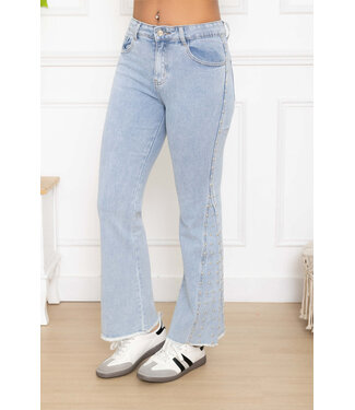 Flared Jeans Studs