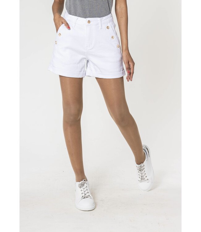 Jeansshort Gold Button