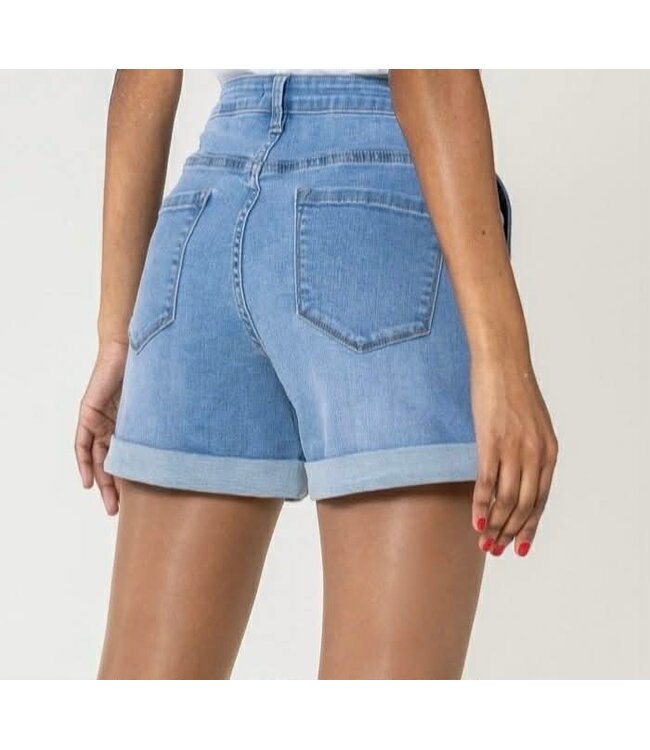 Jeansshort Gold Button