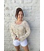 Pull Rosette Beige