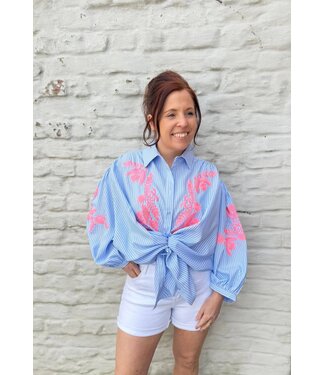 Blouse Jule Blue Pink