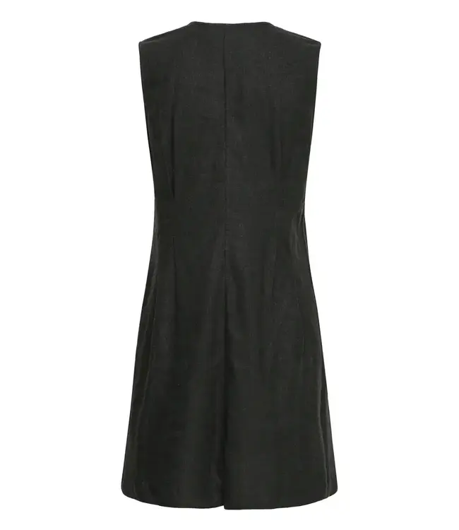 Ichi Ichi Linno Dress Black