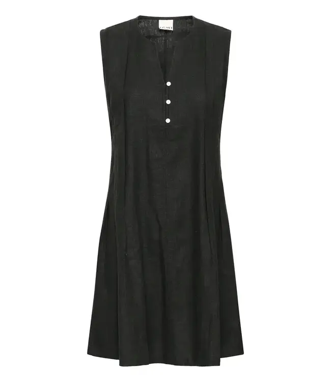 Ichi Ichi Linno Dress Black