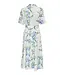 Dress Starsezen Blue Flower