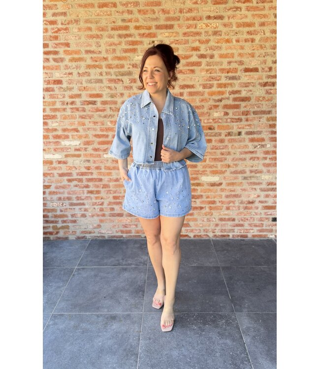 Jeansshort Crystal