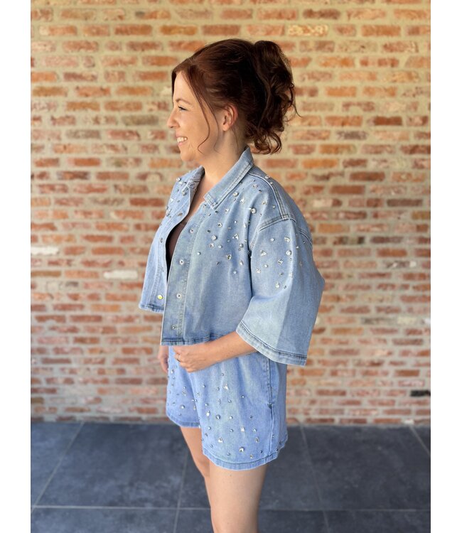 Jeansshort Crystal