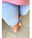 Jeansshort Pink Strass