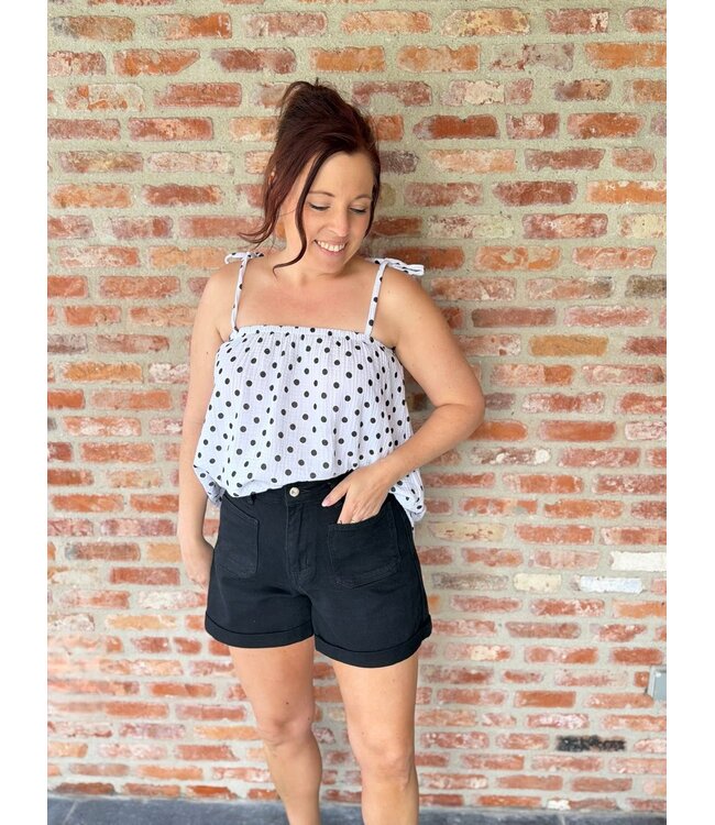 Top Tetra Polka Dot