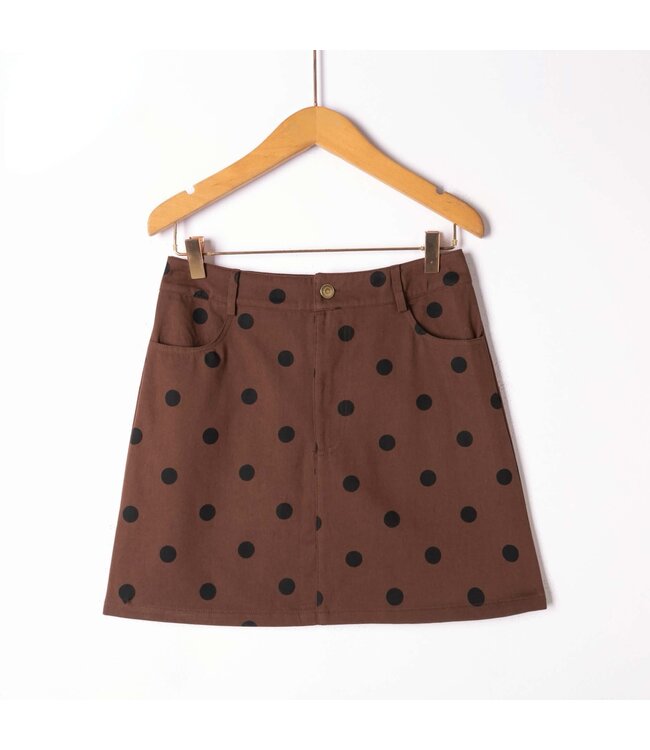 Jeansrok Polka Dot Choco