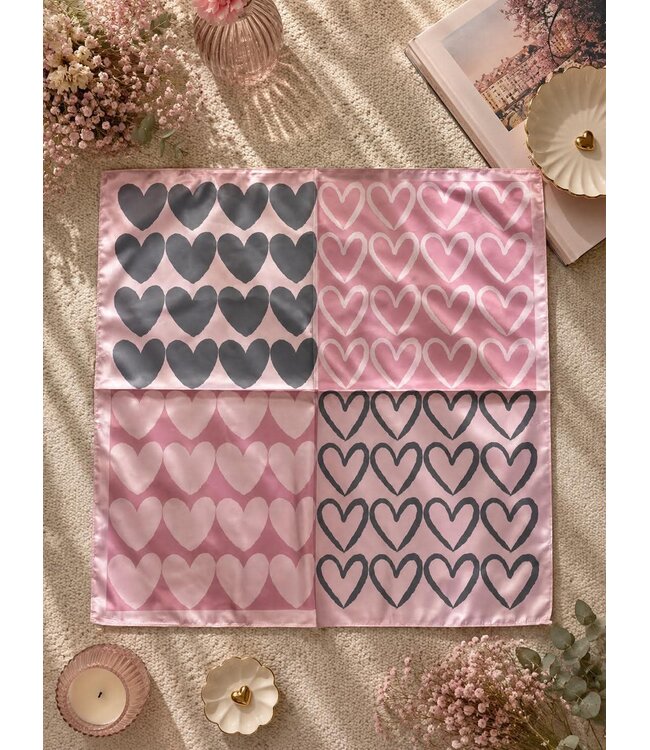 Sjaal Hearts