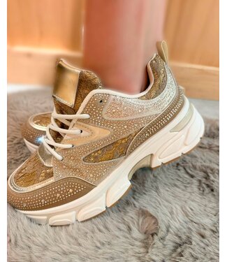 Sneaker Pearls Beige