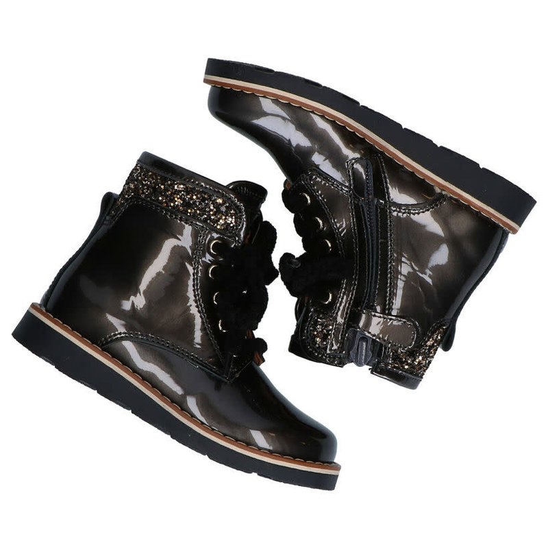 Boots donkergrijs lak
