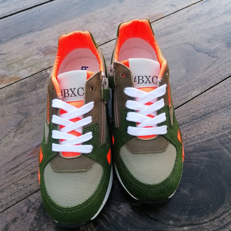 Sneaker Velours kaki