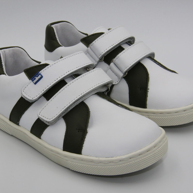 Sneaker wit - kaki