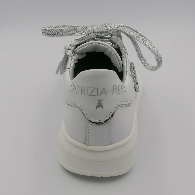 Sneaker wit- zilver