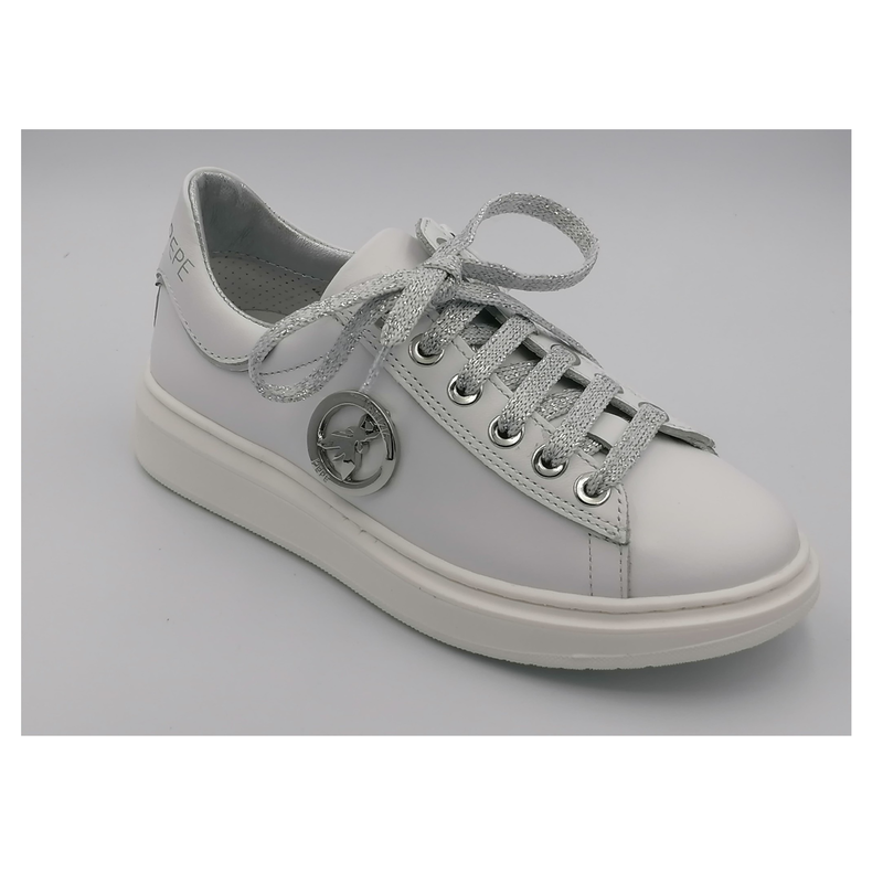 Sneaker wit- zilver
