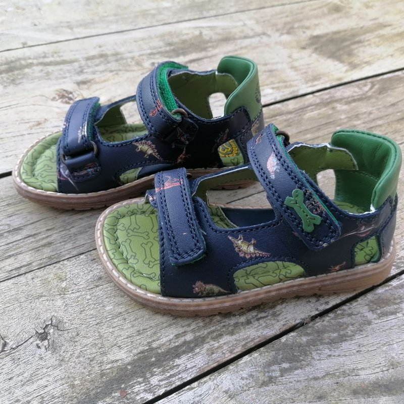 Sandaal dino donker blauw
