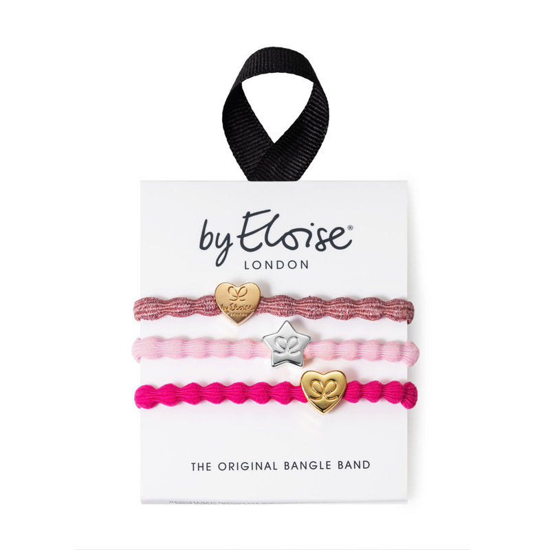 Elastiek "Pretty in pink"
