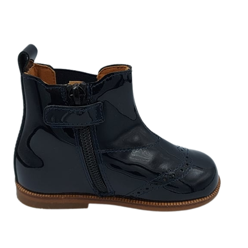 Enkellaars donker blauw