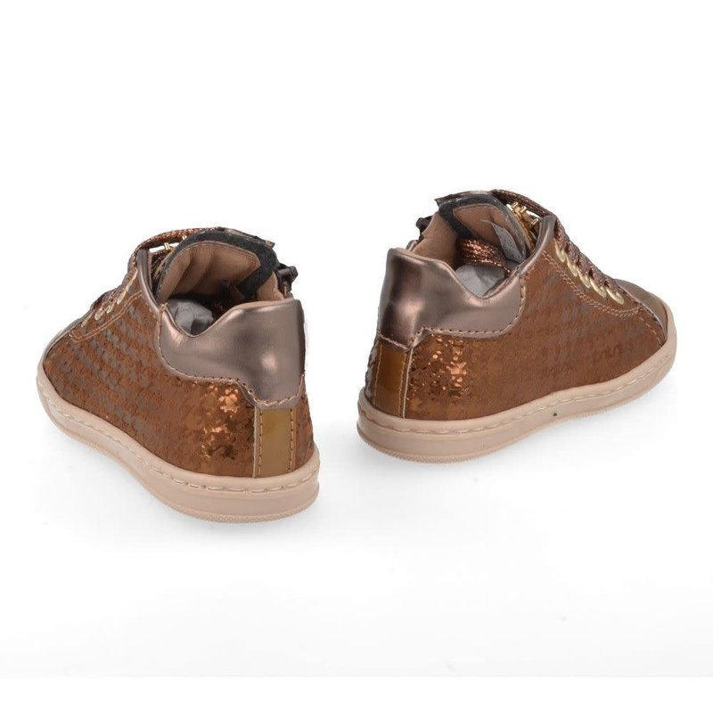 Print pied poule Pie cuoio