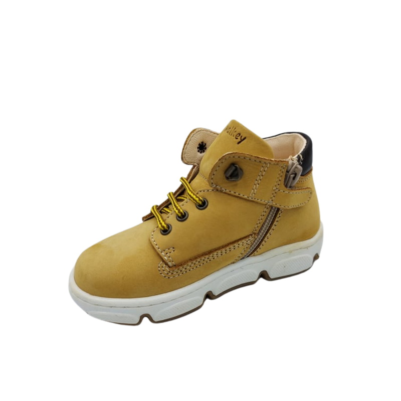 Sneaker yellow/dark brown