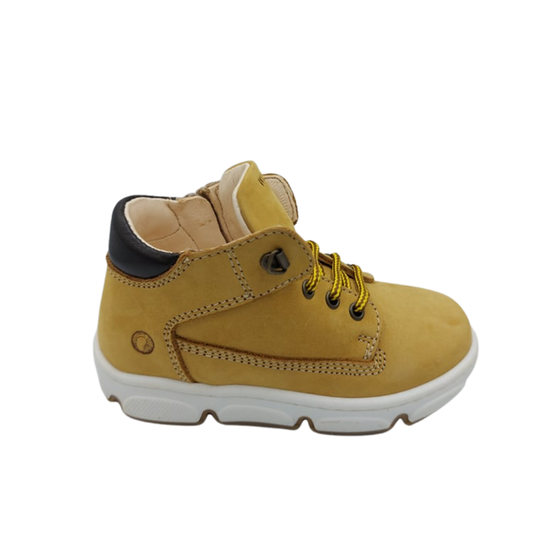 Sneaker yellow/dark brown
