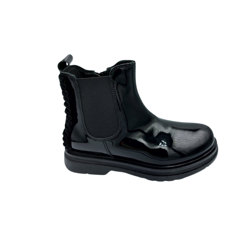 Chelsea boots zwart lak