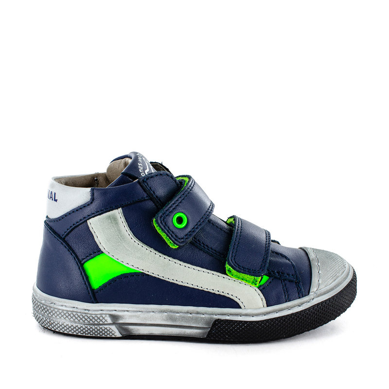 RENTO Calf Navy + Green Fluo