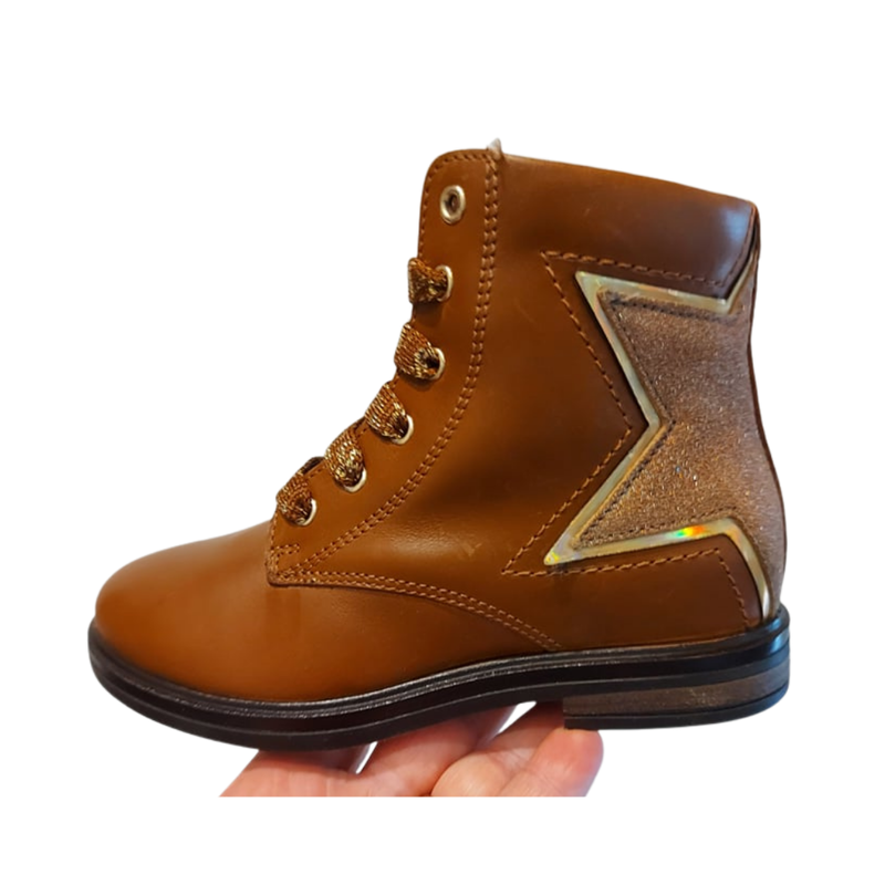 GEART Calf - Glitter Cuoio cognac
