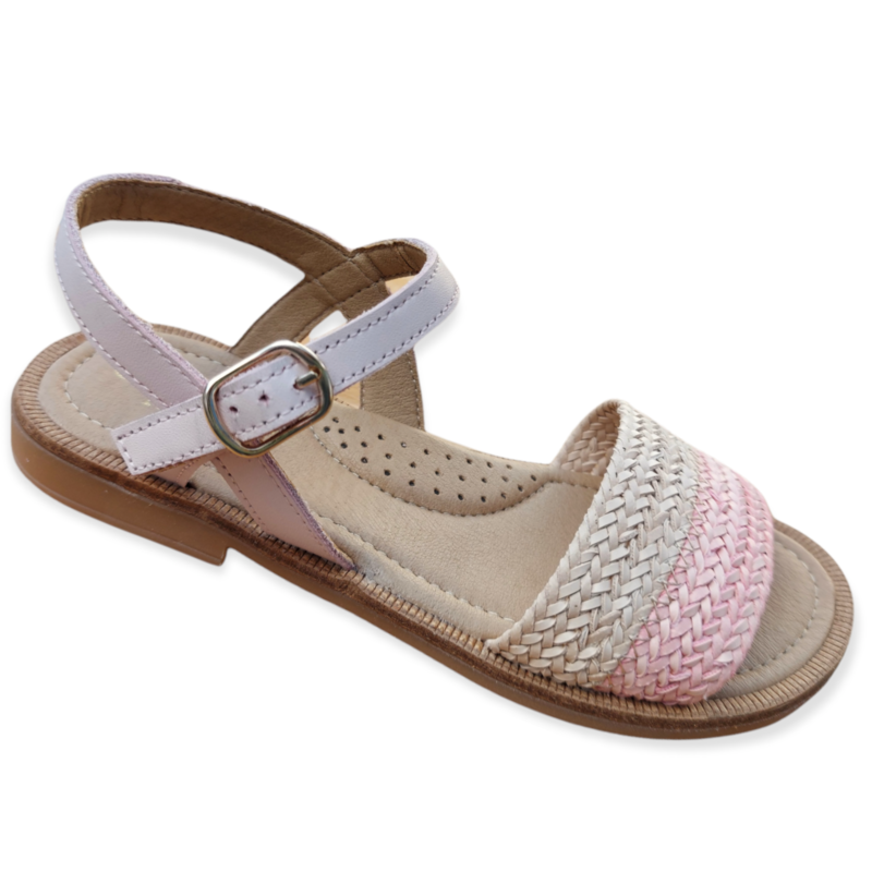 Sandaal nina zig-zag rosa