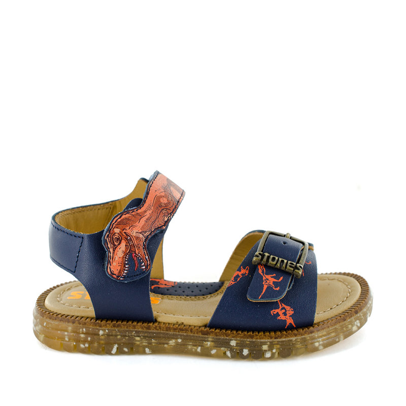 Tenos Calf navy + orange