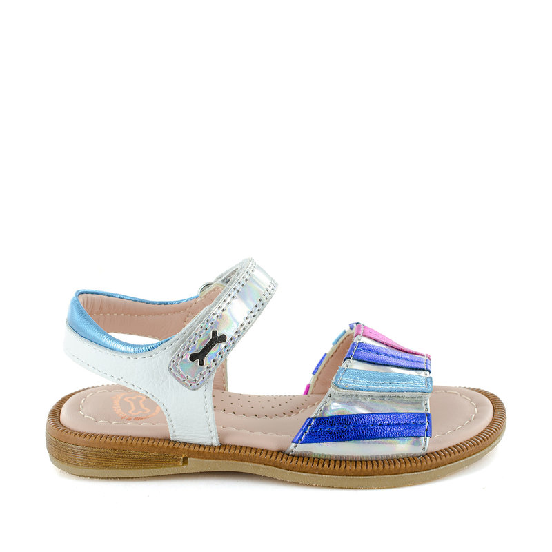ZEMAR Calf - Metal White + Sky