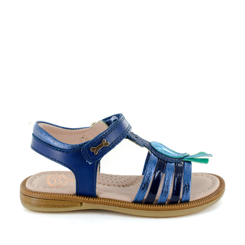 Zalli metal - vit electric blue