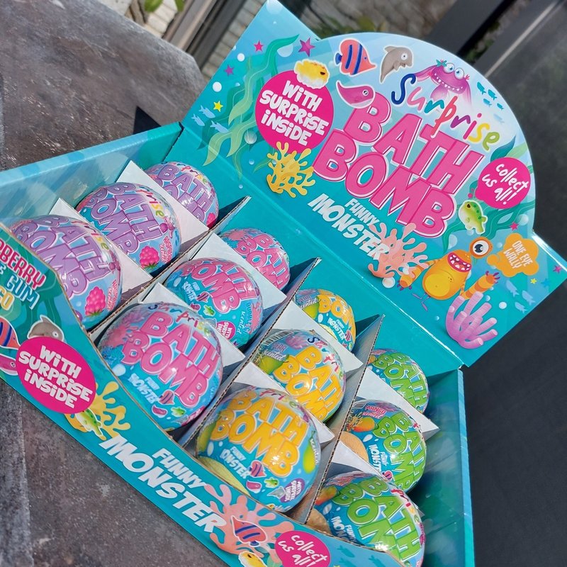 Bath bomb funny monsters bruisbal+ surprise