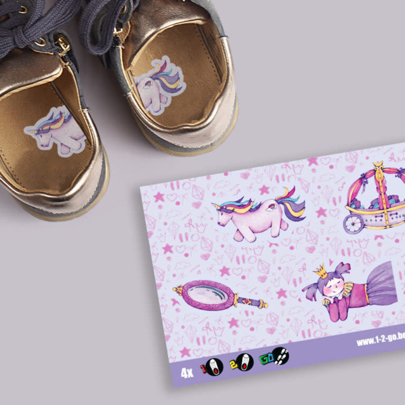 Schoenenstickers Prinses
