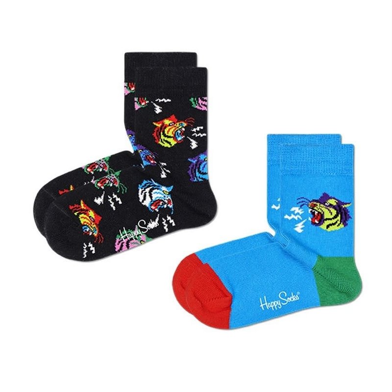 Happy socks 2-Pack Kids Tiger Sock 22-24
