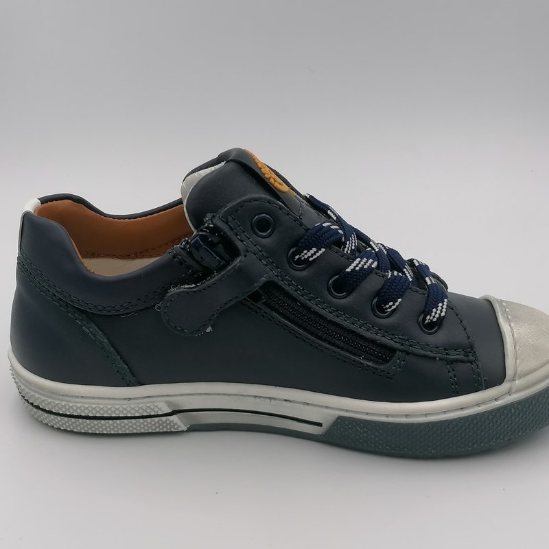 Veterschoen donker blauw-wit