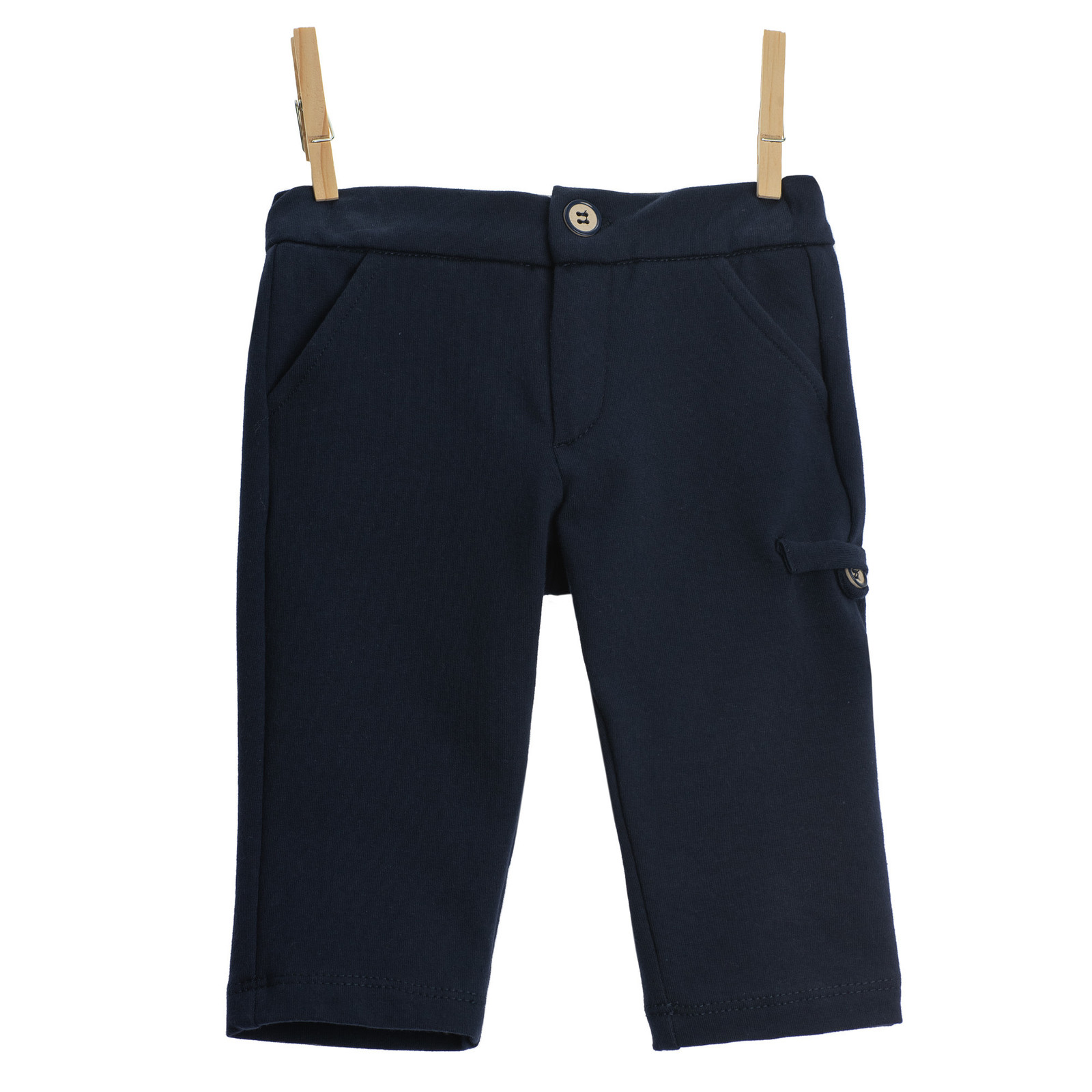 Coccodé Trousers slim fit in fleece/blue navy C57277